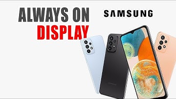 How To Turn On Always On Display Samsung A24
