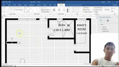 How to make floor plan in microsoft word