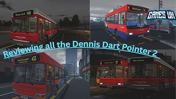 Reviewing all the Brand NEW Dennis Dart Pointer 2|Roblox|Croydon Bus Sim