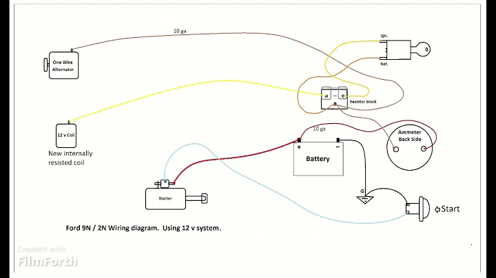 Ford 9n 2n wiring diagram
