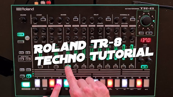 Démo boite à rythmes Roland TR-8 Aira (Français) chez Mega-Hertz