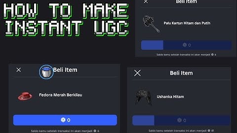 How To Make Instant Ugc Script Roblox