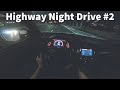 1 Hour Highway Night Driving for Sleep, ASMR, Relaxing #2