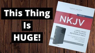 Wide Margin with LARGE Print Not Without COMPROMISES! Reviewing Thomas Nelson's newest Wide Margin!