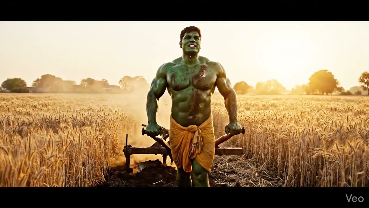 Desi Hulk Working in Farm! 😂🌾