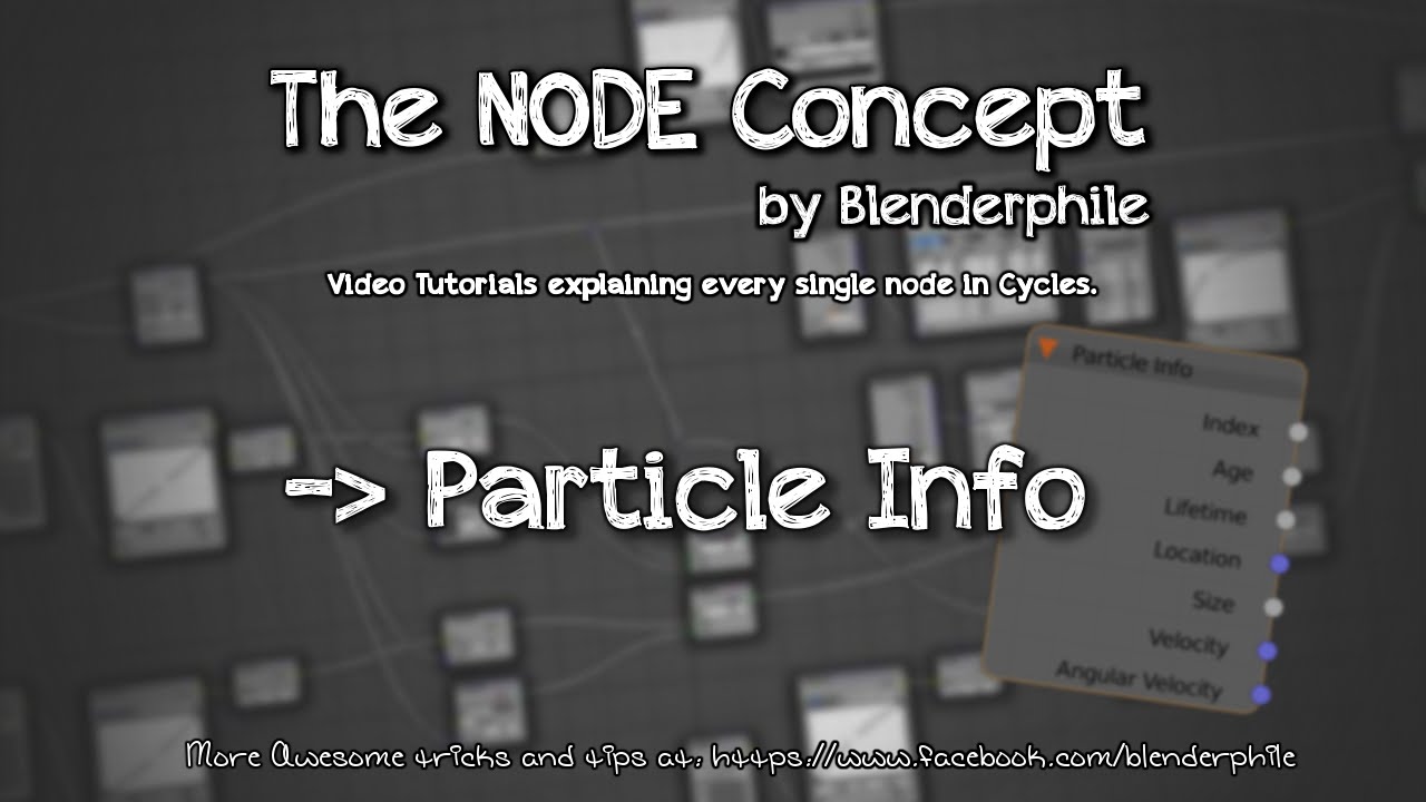 The Node Concept #39 - Particle info - YouTube