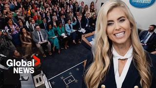 Katie Zacharia “let go” as White House press secretary as Trump says media has been “rough” on her