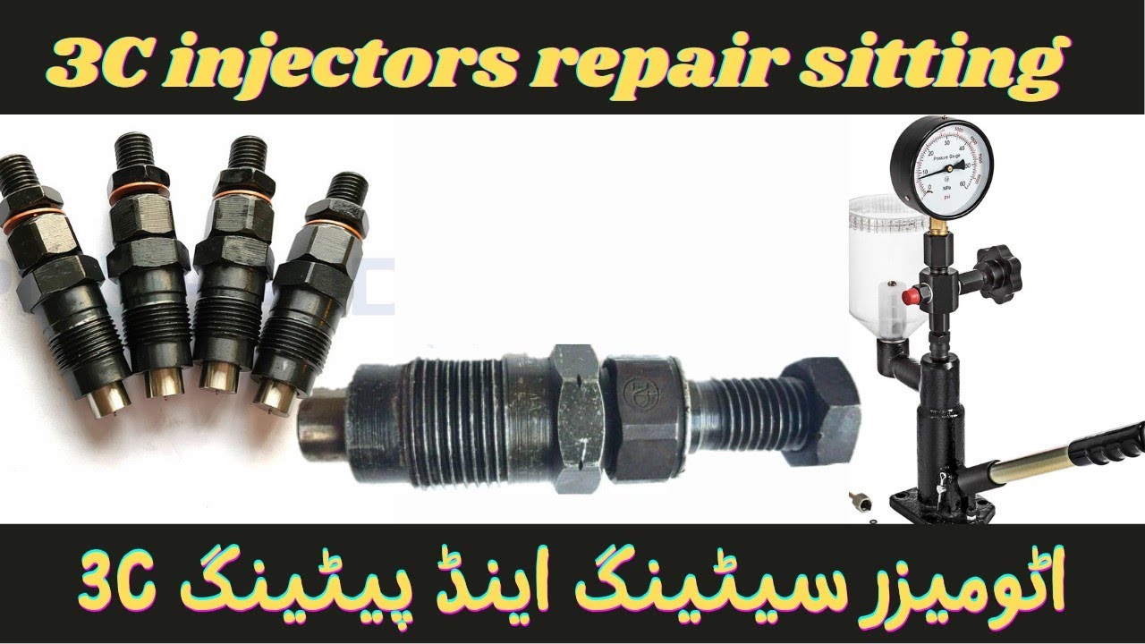 3C 2C injectors repair setting/HOW to repair Injectors/3C 1C atomizer
