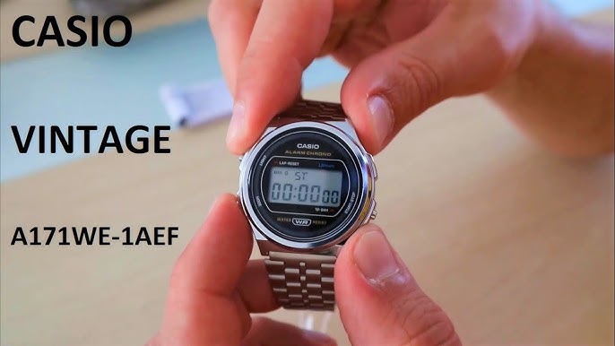 Casio Vintage A171WE-1AEF - YouTube