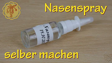 Kann man Meerwasser Nasenspray selber machen?