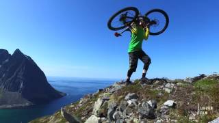 Mountain Biking, Ryten - Lofoten - Norway !