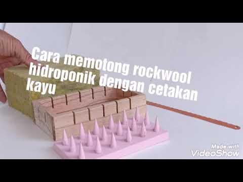 Cara memotong rockwool dengan cetakan kayu supaya lebih Cara memotong rockwool dengan cetakan kayu supaya lebih
