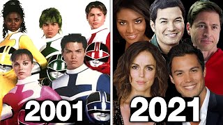 where are they now? - Power Rangers Time Force (20 YEARS LATER! - then and now)