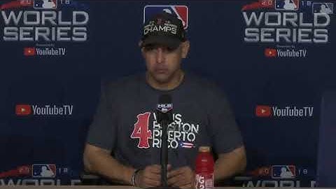 Alex Cora Postgame Interview | Red Sox vs Dodgers World Series Game 5