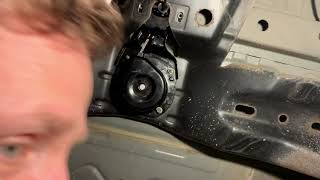 How to replace the spare wheel winch assembly on a Range Rover Sport.