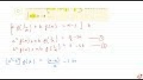 IIT JEE INTEGRALS If for nonzero `x ,af(x)+bf(1/x)=1/x-5,`  where `a!=b`  then `int_1^2f(x)dx=____`