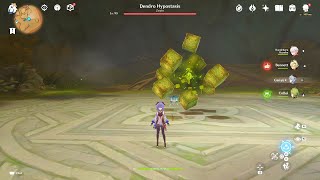 Dendro Hypostasis Location & Complete Boss Fight Genshin Impact