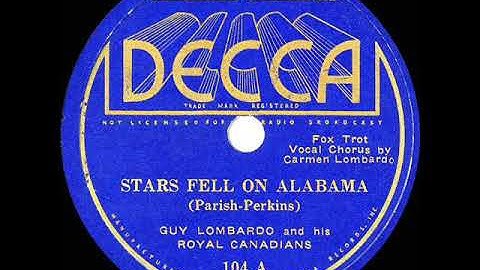 1934 HITS ARCHIVE: Stars Fell On Alabama - Guy Lombardo (Carmen Lombardo, vocal)