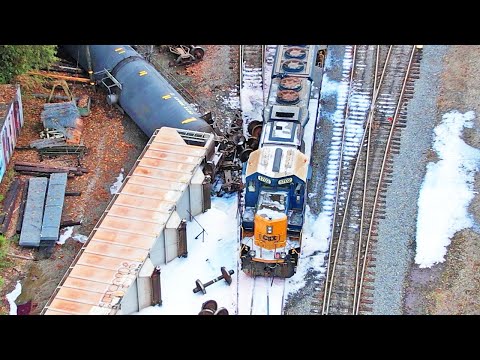 Norfolk Southern Train DERAILS at CSX Yard?