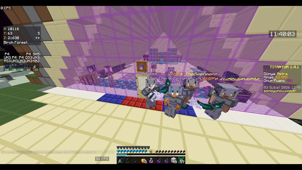 BİTEN CLAİM ADAM DOĞRAMA #sonoyuncu #titanyum