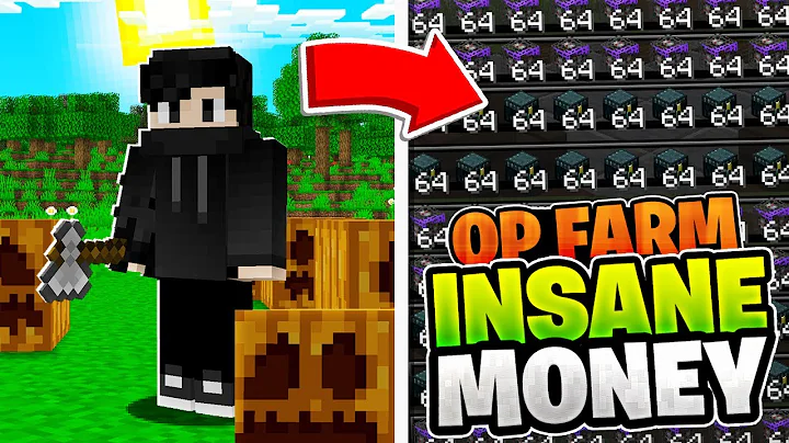 *OP* PUMPKIN FARM ON SOTW GIVES *INSANE* ITEMS! | Minecraft Skyblock | EnchantedMC #1