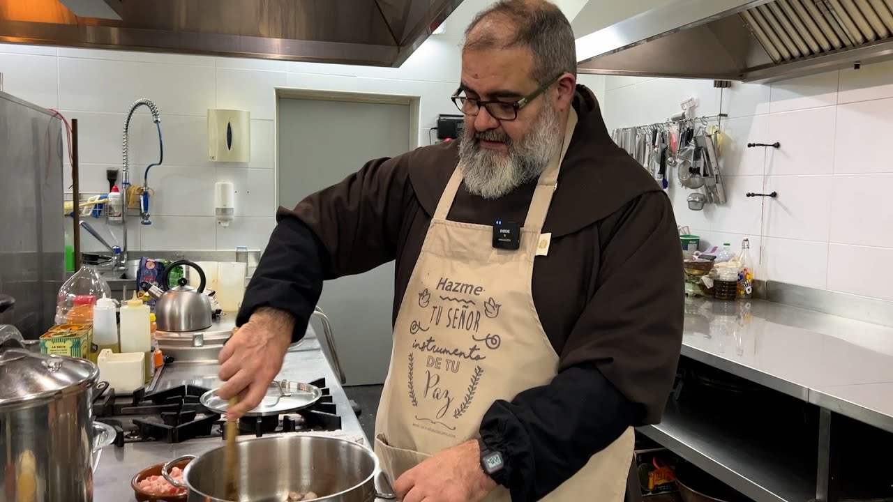 Fideos con garbanzos
