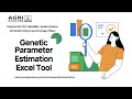 Genetics Parameter Excel Tool using Agri Analyze