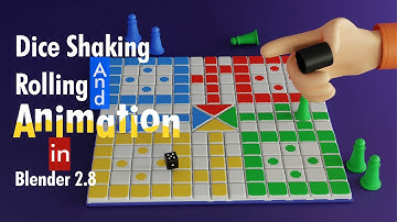 Dice rolling animation in blender 2.8/ Animation in Blender 2.8