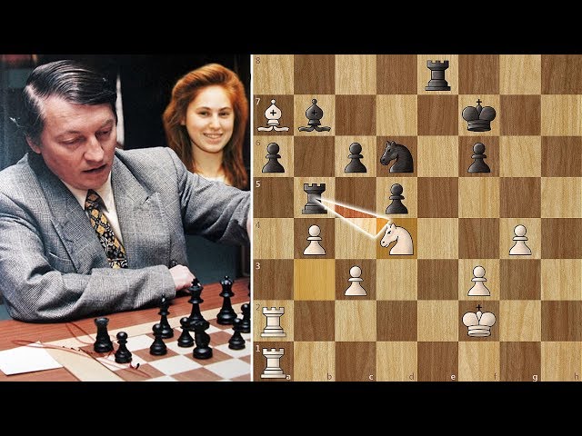 agadmator on X: Karpov Strangles young Judit Polgar - Linares (1994)   Enjoy the game and share with friends :) #Chess   / X