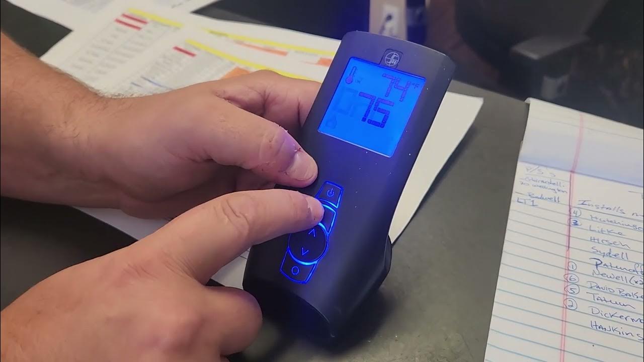 How to reset a Mendota fireplace remote control - YouTube
