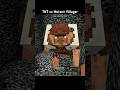 Minecraft : TNT vs Mutant Villager #minecraft #shorts
