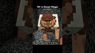 Minecraft : TNT vs Mutant Villager #minecraft #shorts