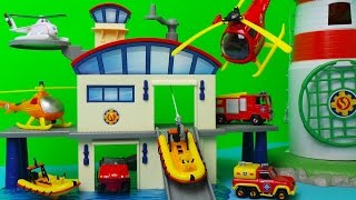 New 2016 Feuerwehrmann Fireman Sam Ocean Rescue Playset Opening and Mike Flood needs help