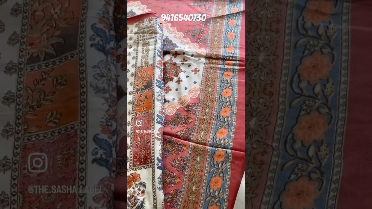 This soft cotton suit set features a beautiful mix of patchwork and paisley prints 🧡💕