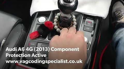 Audi A6 4G (2013) Component Protection Removal