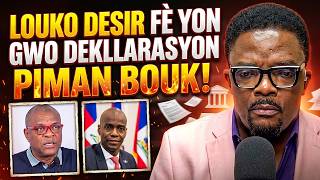 Louko Desir Fè Yon Gwo Deklarasyon La!...Louko Di Dosye Rudy Sanon an Li Gentan Voyel Nan Lakou...