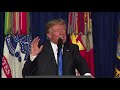 Trumps speech on afghanistan in 3 minutes