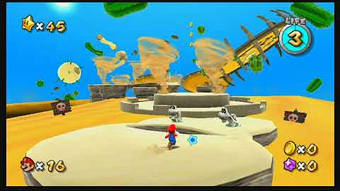 Super Mario Galaxy - Dusty Dune Galaxy: Soaring on the Desert Winds