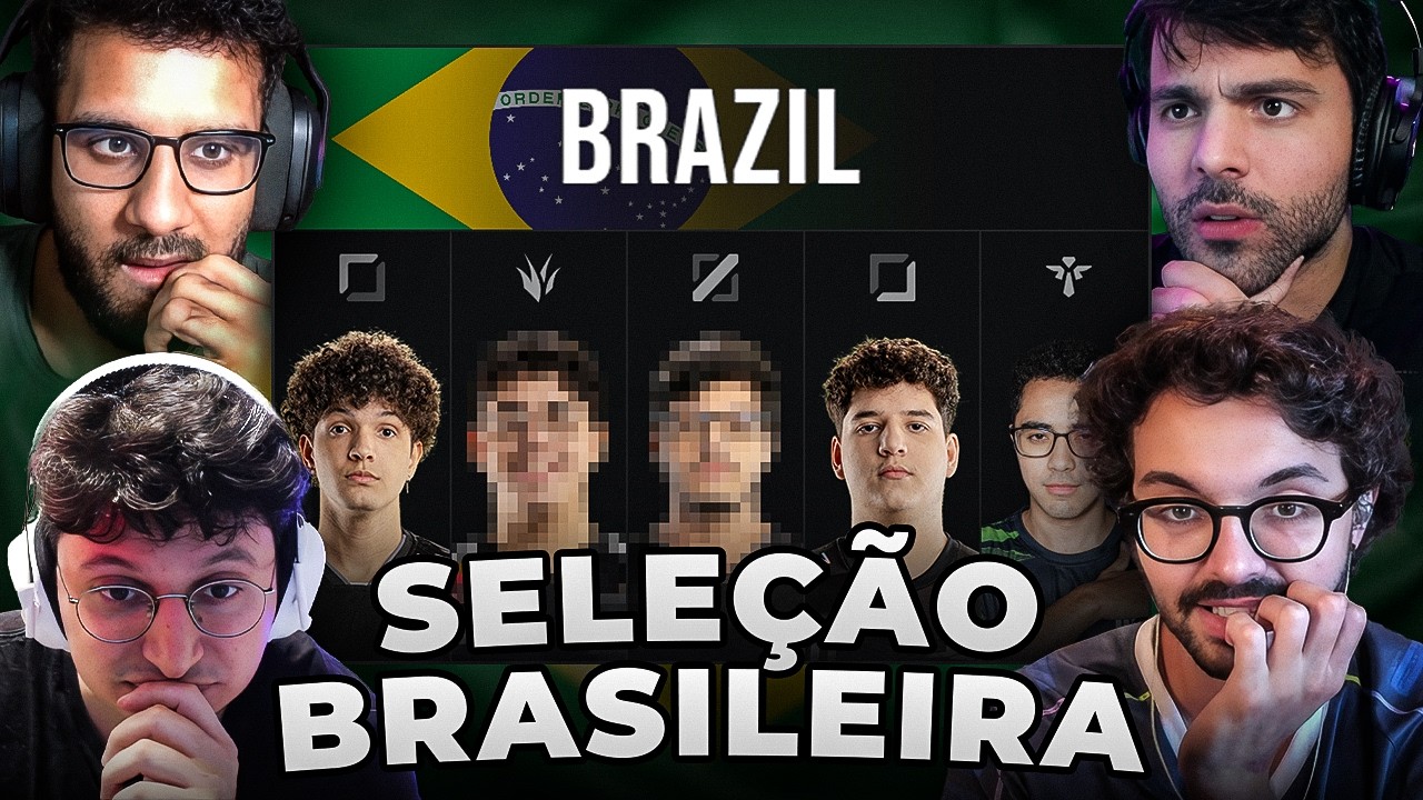 MONTAMOS a SELEÇÃO BRASILEIRA de LOL para DISPUTAR a NATIONS