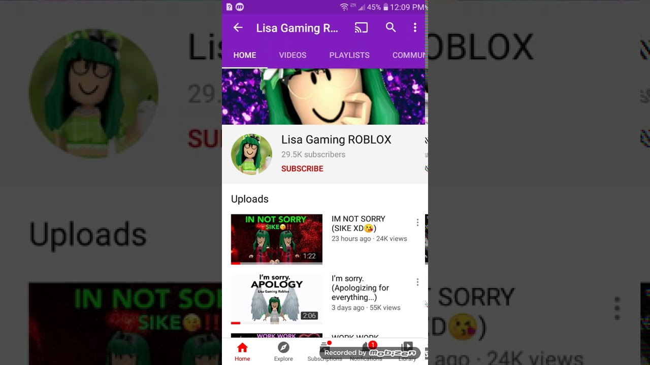 Proof Lisa Gaming Roblox Isnt Sorry Youtube - roblox sorry not sorry