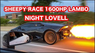 ​@SheepeyRace NIGHT LOVELL'S 1600HP LAMBO + M5 DRIFT .. THE REAL FOREIGN FAMILY CREW! Resimi