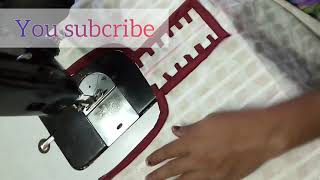 patch work neck design for churidar