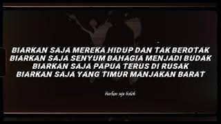 Ghifary abilang - biarkan saja bodoh (lirik)