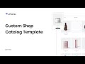 How to create a custom shop catalog template with Botiga Pro