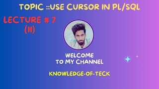 PL SQL Tutorial : PL SQL Cursors || PL/SQL Tutorial for Beginners in Hindi lecture # 7 part II