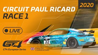 RACE 1  GT4 EUROPEAN SERIES  PAUL RICARD 2020  ENGLISH