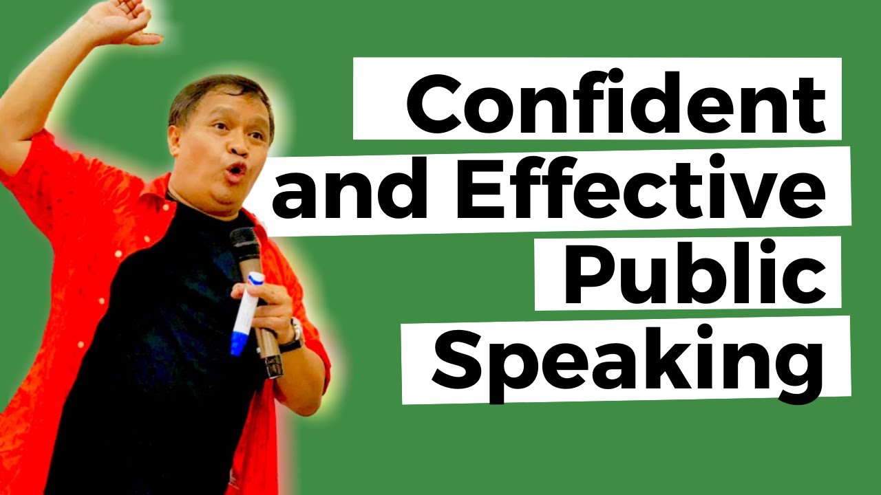 how to present a speech confidently