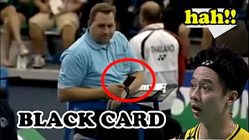 Black Card in Badminton History