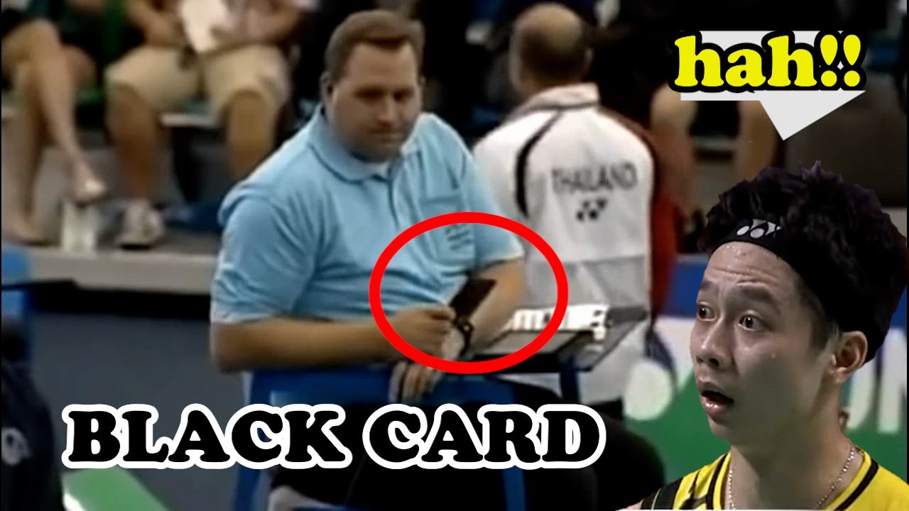 Was this Black Card Deserved? | Badminton Match