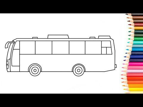 Vídeo: Como Desenhar Um ônibus Com Um Lápis